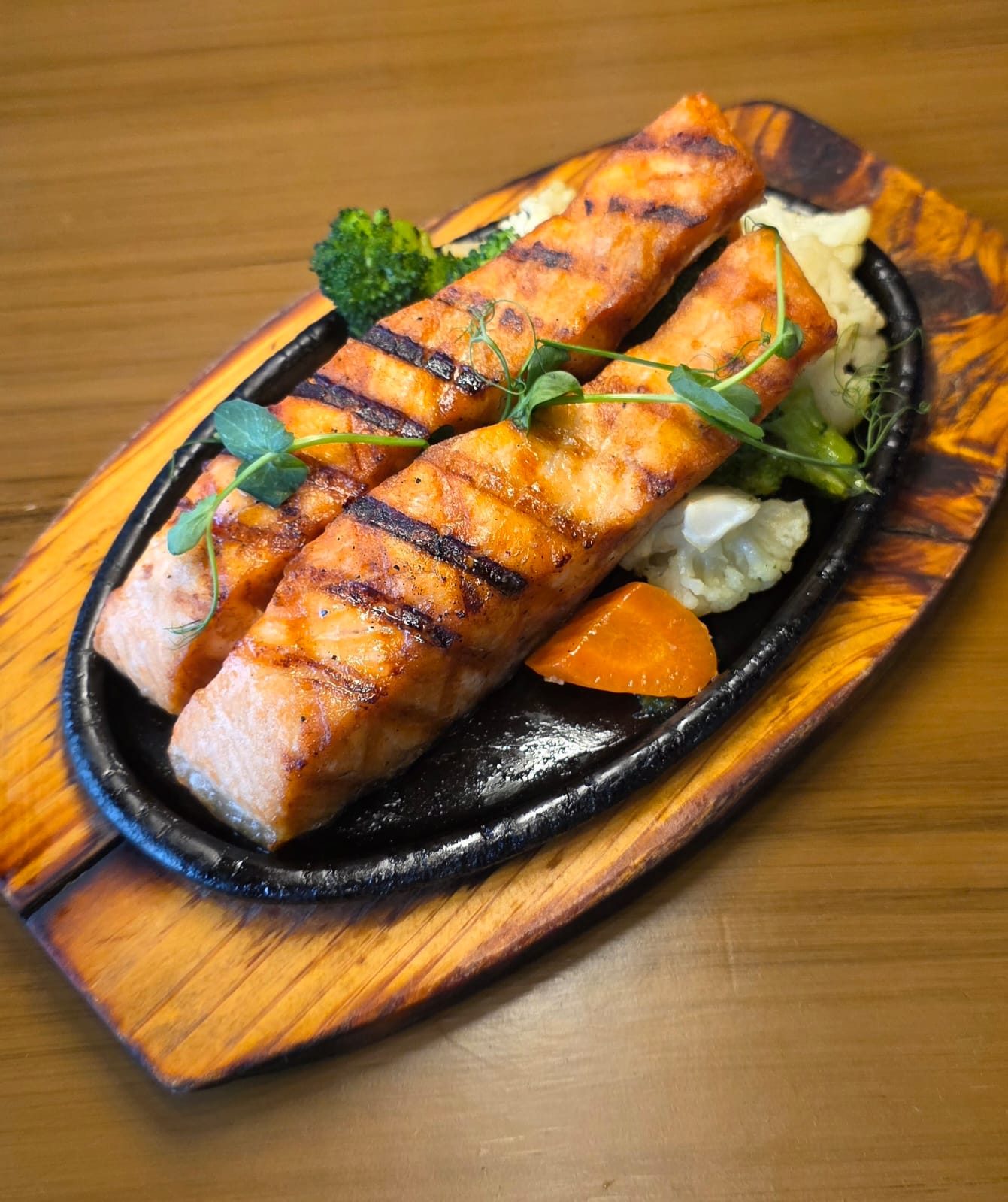 Teppanyaki de Salmon 