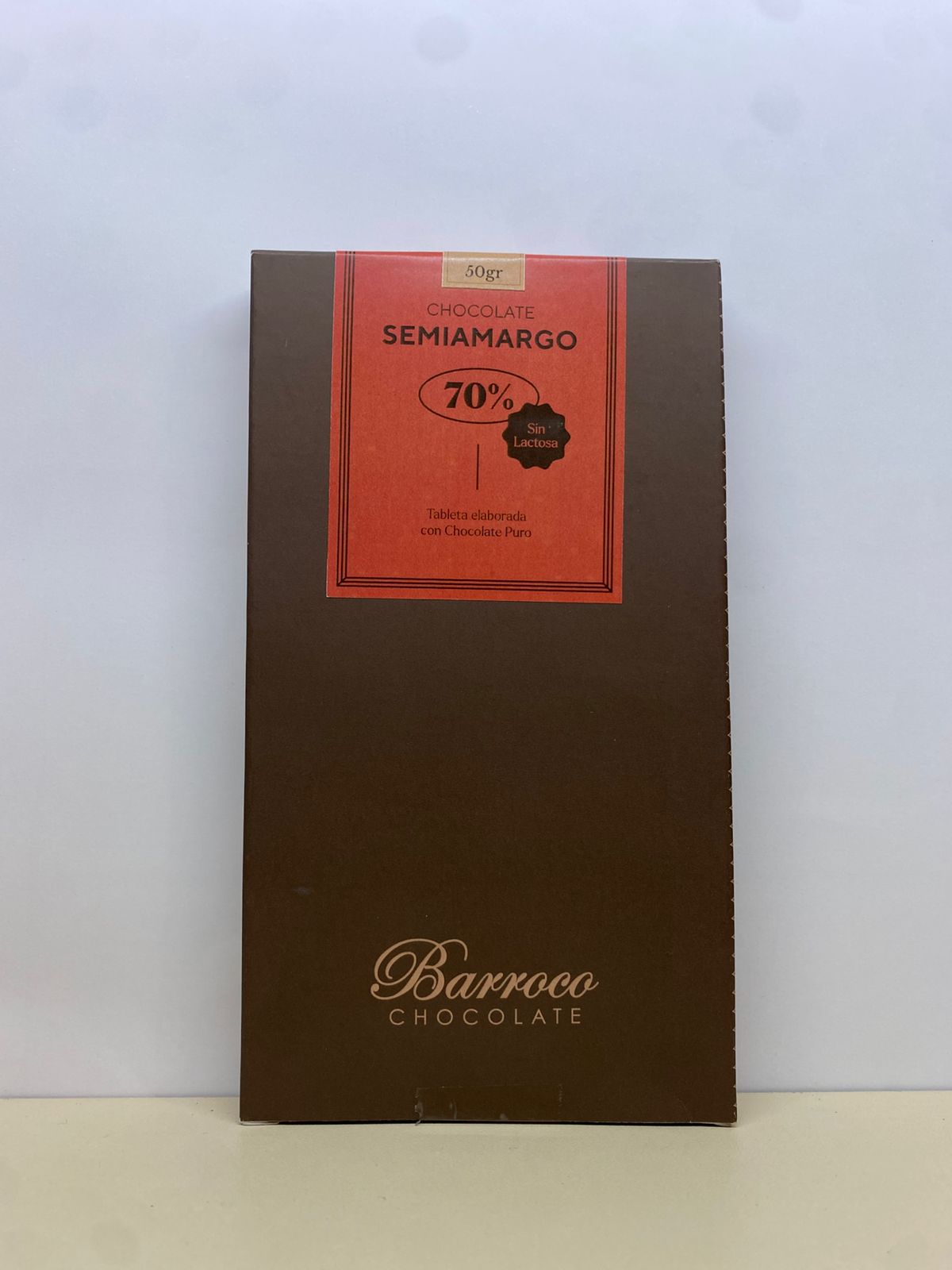 Barroco tableta de chocolate 5o gr 70%