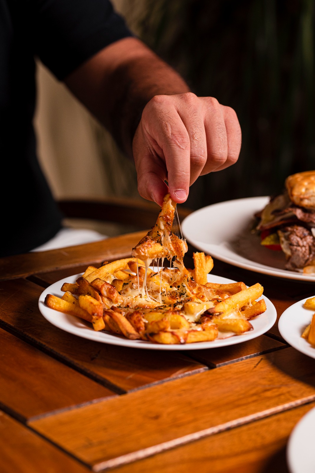 Papas Fritas Gratinadas