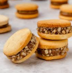 Mini Alfajores de Nuez (Paq. 5 unidades).
