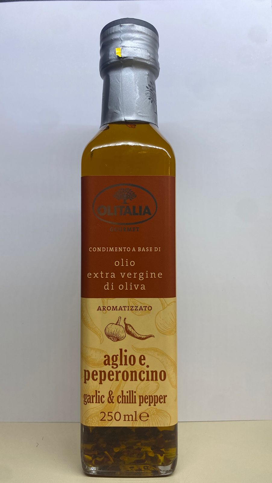 Olitalia aceite de oliva con ajo y chilli