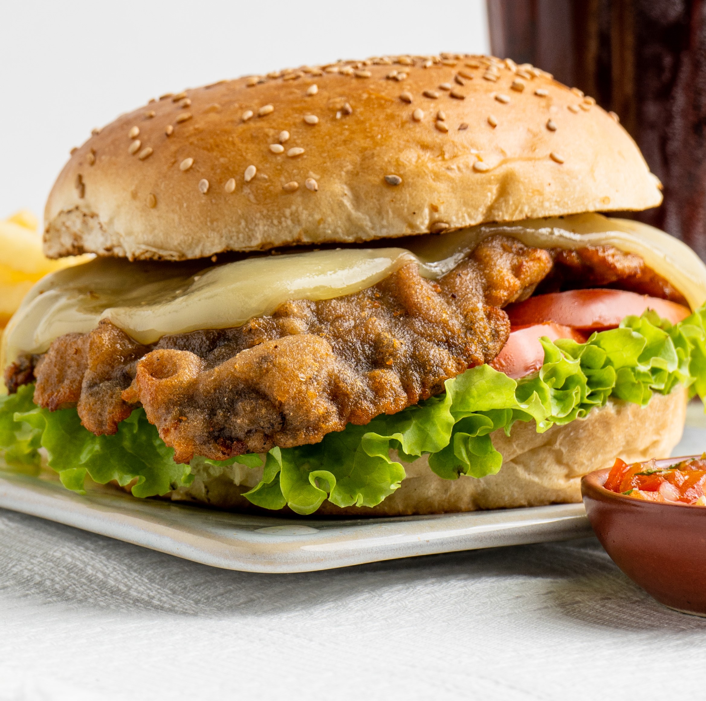 Sándwich de milanesa combinada