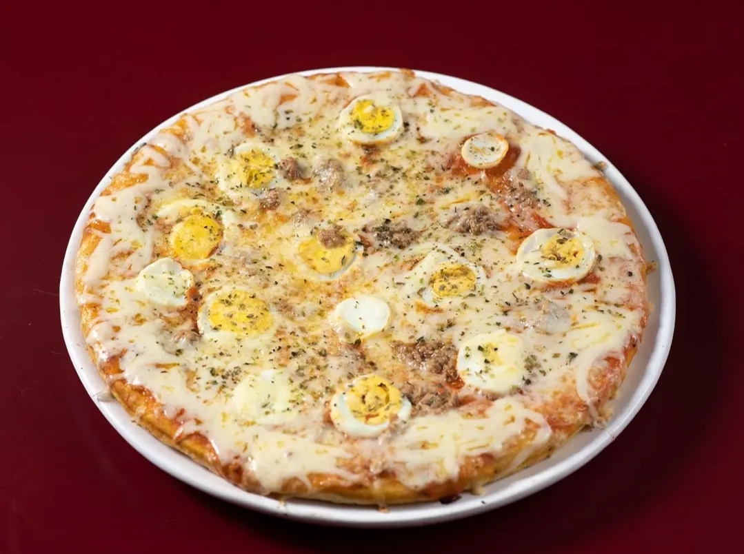 Pizza Atún y Huevo Grande