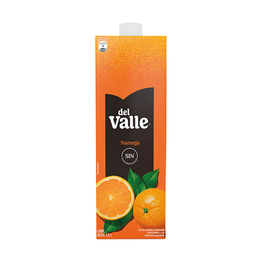DEL VALLE JUGOS 1L (durazno - naranja - manzana) 