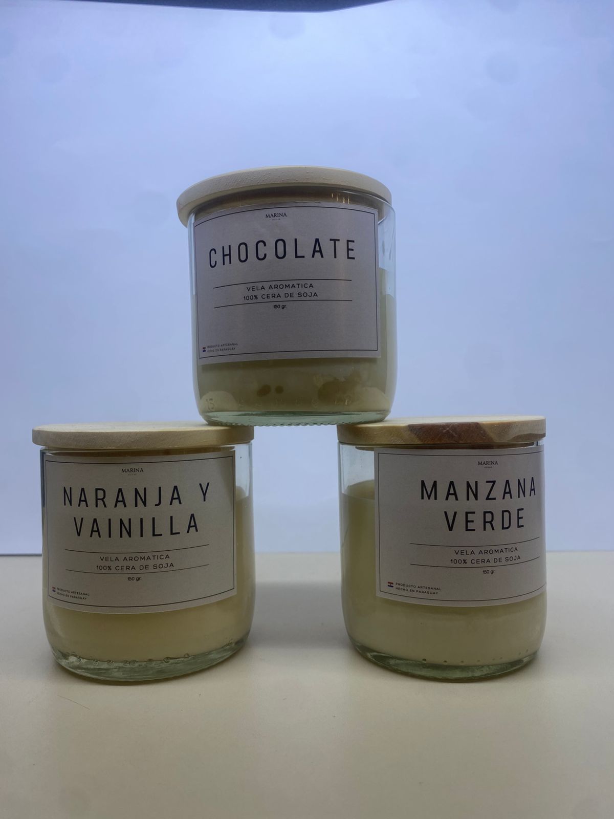 Vela Marina 150 gr varias fragancias 