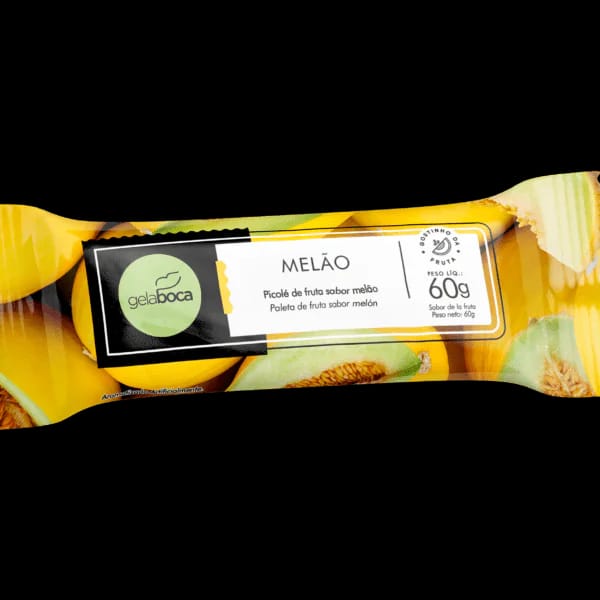 Picolé Gelaboca sabor Melao