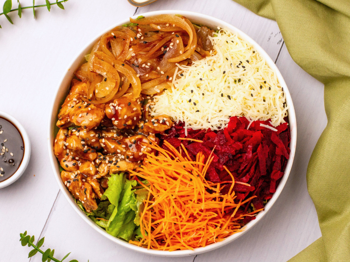 Ensalada Teriyaki