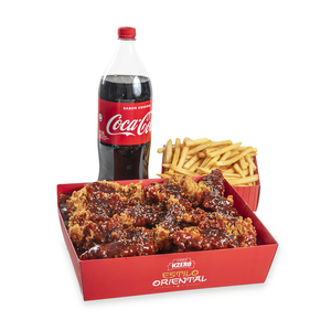 Combo Strips Oriental x 12 piezas + Acompañamiento + 1 Gaseosa 1.5 lts