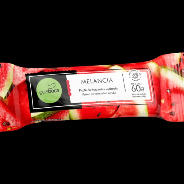 Picolé Gelaboca sabor Melancia