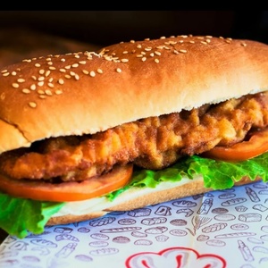 Sándwich de milanesa de Pollo