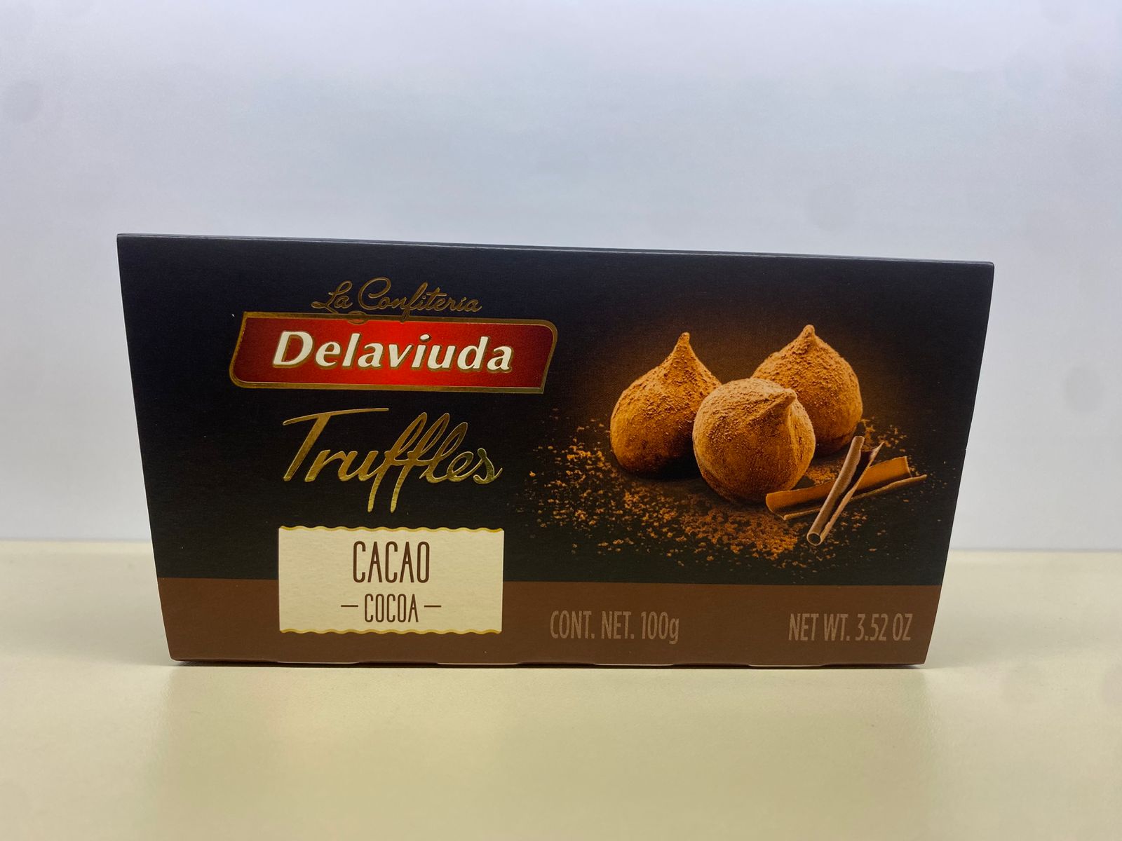 De la viuda trufas cacao 100 gr 