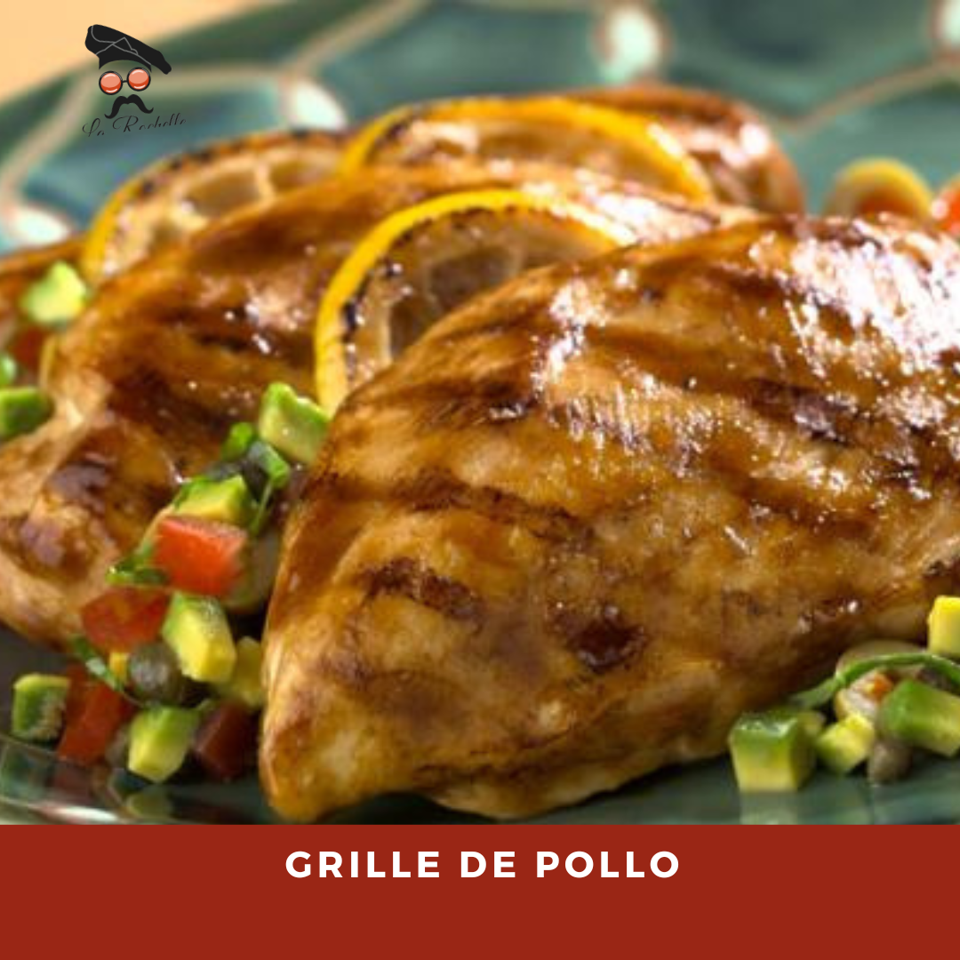 GRILLE DE POLLO CON VEGETALES SALTEADOS