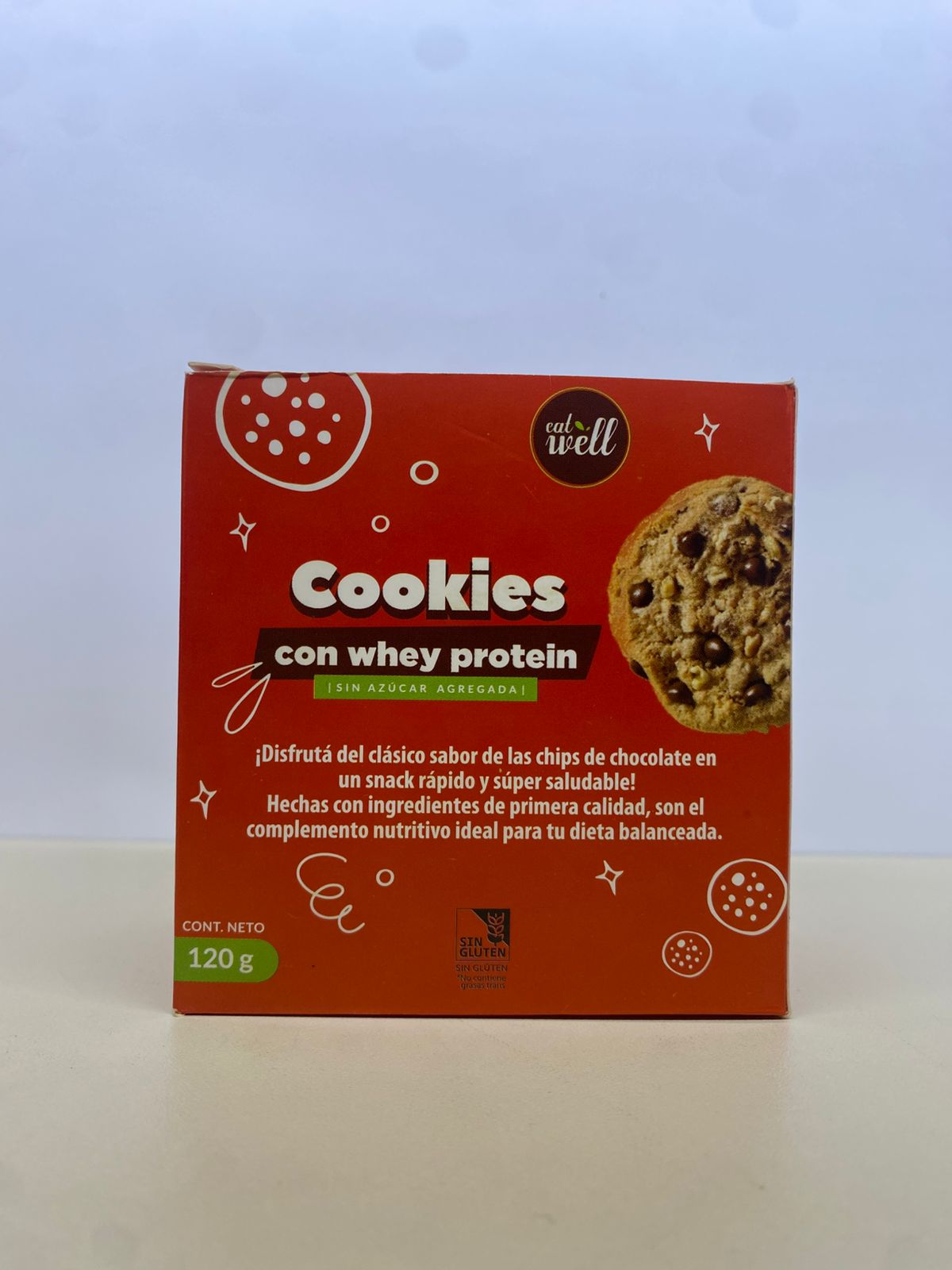 Galletita Eat Well s/gluten proteica chips de chocolate 