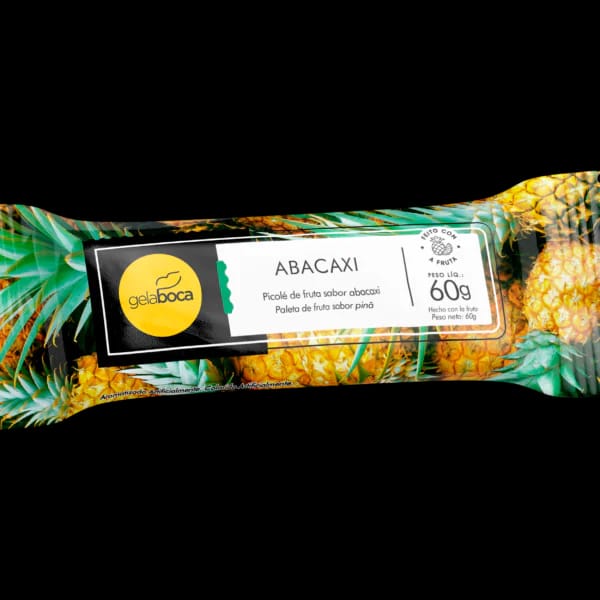 Picolé Gelaboca sabor Abacaxi