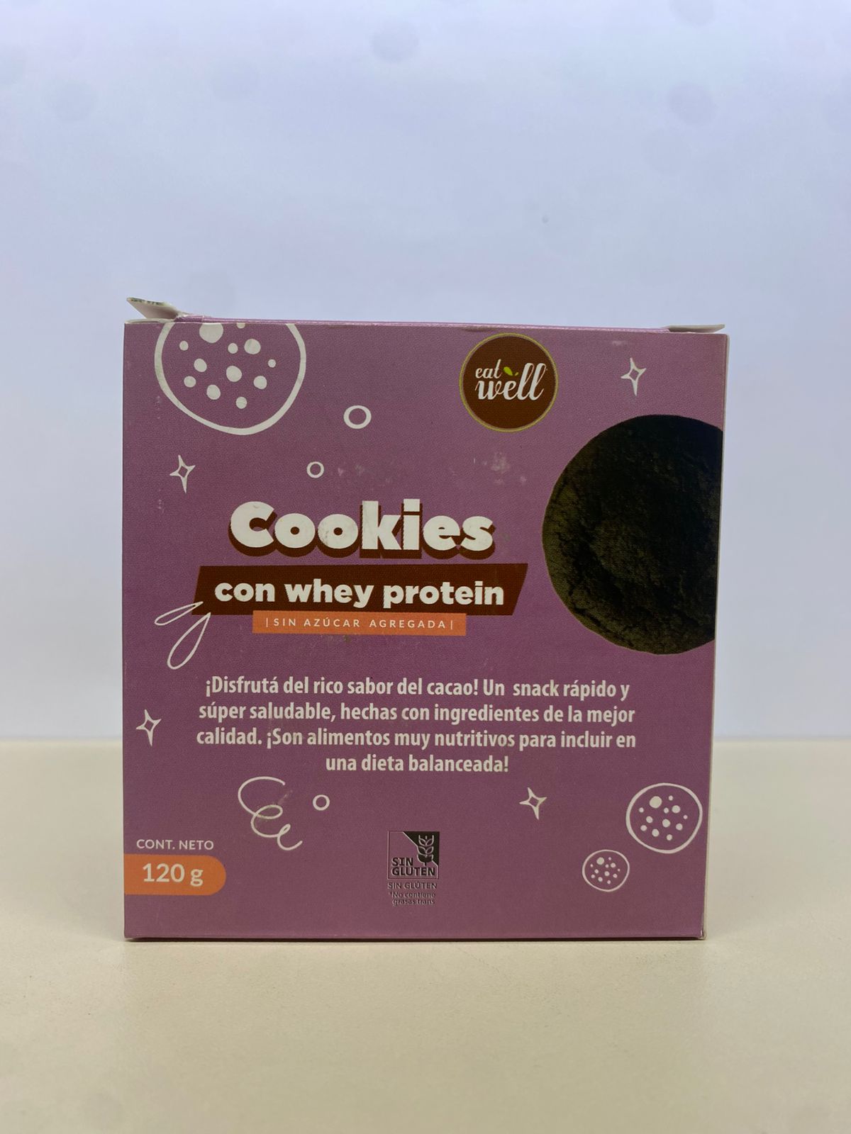 Galletita Eat Well s/gluten proteica cacao